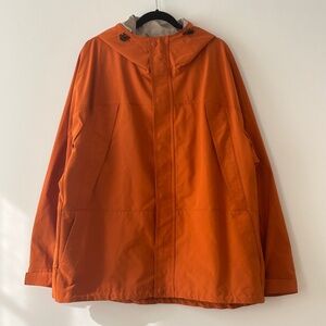 Uniqlo Orange Mountain Parka Rain Coat